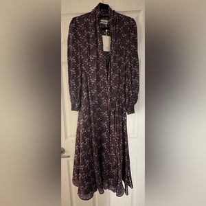 Co Los Angeles New With Tags Tie Collar Dress